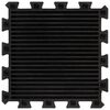 vidaXL Carreaux de sol caoutchouc 4 pcs noir 16 mm 30x30 cm