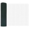 vidaXL Cl&ocirc;ture en fil soud&eacute; Vert 0.6 x 25 m
