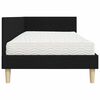 vidaXL Cadre de lit d'angle avec matelas Autre 2 pcs Vert tissu