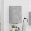 vidaXL Cabinet de salle de bain Gris b&eacute;ton 39 x 23,5 x 65 cm