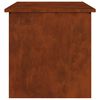 vidaXL Bo&icirc;te de Rangement Ext&eacute;rieure Rouill&eacute; 55 x 50,5 x 50 cm Acier