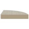 vidaXL &Eacute;tag&egrave;re d'angle murale Ch&ecirc;ne et blanc 35x35x3,8 cm MDF