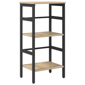 vidaXL &Eacute;tag&egrave;re Ch&ecirc;ne Sonoma 40 x 29,5 x 81 cm Bois d'ing&eacute;nierie