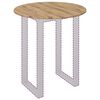 vidaXL Plateau de table ch&ecirc;ne artisanal 80 x 80 x 1,5 cm