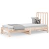 vidaXL Lit coulissant sans matelas 2x(90x190) cm