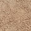 vidaXL Tapis de salle de bain 2 pcs Tissu Beige