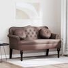 vidaXL Banc Chesterfield Marron 120,5 x 65 x 75 cm Simili cuir