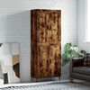 vidaXL Buffet haut Ch&ecirc;ne fum&eacute; 69,5x34x180 cm Bois d'ing&eacute;nierie