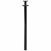 vidaXL Pieds de table &agrave; manger en forme de X, 2 pi&egrave;ces, noir, 90 x (72-73) cm, acier