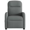 vidaXL Fauteuil inclinable Gris fonc&eacute; Tissu