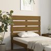 vidaXL T&ecirc;te de lit Marron miel 75x3x80 cm Bois massif de pin