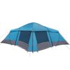 vidaXL Tente familiale avec toit Bleu et gris 721 x 335 x 212 cm