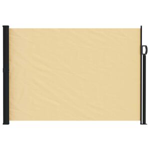 vidaXL Store lat&eacute;ral r&eacute;tractable Sable 500 x 160 cm Polyester