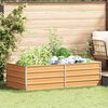 vidaXL Jardini&egrave;re sur&eacute;lev&eacute;e Marron Clair 160 x 80 x 45 cm