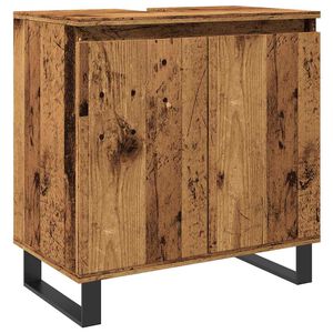 vidaXL Armoire de salle de bain vieux bois 58x33x60 cm bois ing&eacute;nierie
