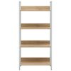 vidaXL Biblioth&egrave;que &agrave; 4 niveaux ch&ecirc;ne 60x27,6x124,5 cm bois ing&eacute;nierie