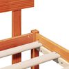 vidaXL Cadre de lit Marron 180 x 200 cm Bois de pin massif