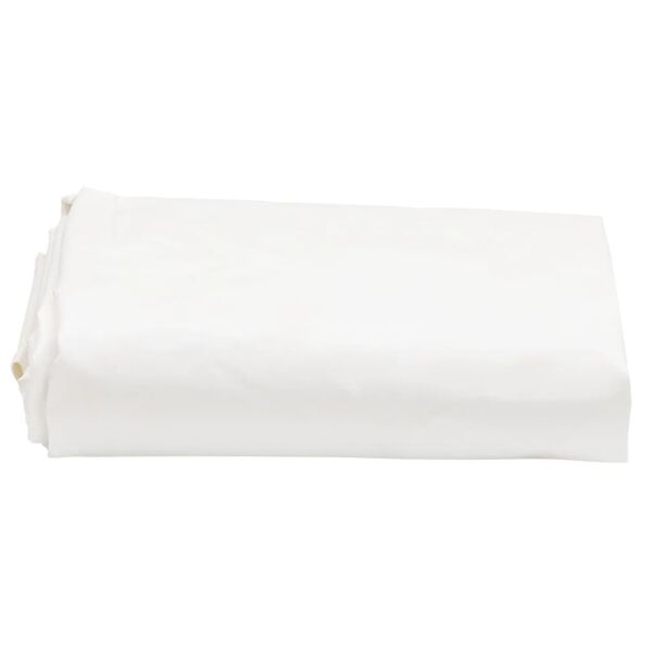vidaXL B&acirc;che blanc 1x2,5 m 650 g/m&sup2;