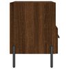 vidaXL Tables de chevet 2 pcs ch&ecirc;ne marron 40x35x47,5 cm