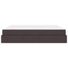 vidaXL Cadre de lit avec matelas avec matelas 2 pcs Tan tissu