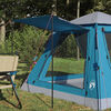 vidaXL Tente Instantan&eacute;e avec stockage Bleu 205 x 205 x 143 cm Acier