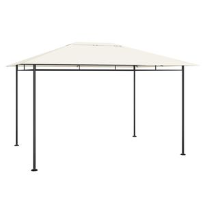 vidaXL Belv&eacute;d&egrave;re 384x281x270 cm Cr&egrave;me 180 g/m&sup2;