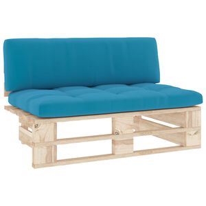 vidaXL Canap&eacute; central palette de jardin bois de pin impr&eacute;gn&eacute;