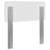 vidaXL T&ecirc;te de lit Gris Sonoma 75 cm Bois d'ing&eacute;nierie