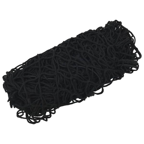 vidaXL Filet pour remorque avec corde &eacute;lastique noir 6x3,5 m PP
