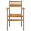 vidaXL Chaise 8 pcs Marron 56 x 55 x 90,5 cm Bois de teck massif