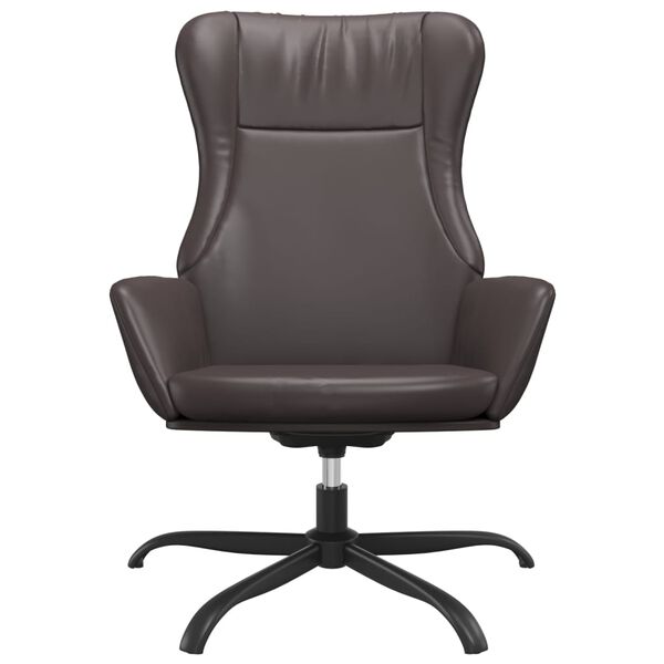 vidaXL Chaise de relaxation Marron Similicuir