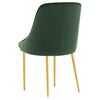 vidaXL Chaises &agrave; manger lot de 2 vert fonc&eacute; velours