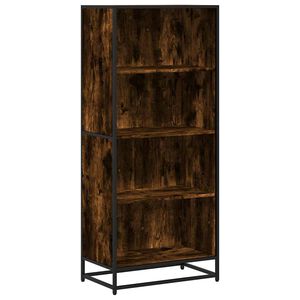 vidaXL Biblioth&egrave;que ch&ecirc;ne fum&eacute; 60x35x139 cm bois d'ing&eacute;nierie