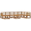 vidaXL Ensemble de canap&eacute;s d'ext&eacute;rieur 9 pcs Naturel