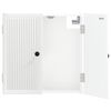 vidaXL Cabinet pour cible EDE Blanc 52,5 x 10,5 x 53,5 cm