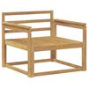 vidaXL Sofa de milieu ext&eacute;rieur Bois d'Acacia Massif Blanc