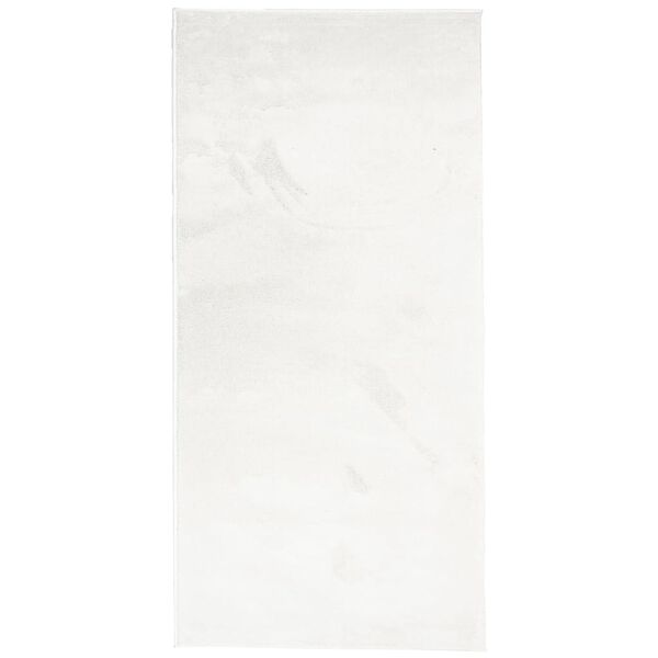 vidaXL Tapis OVIEDO &agrave; poils courts cr&egrave;me 100x200 cm