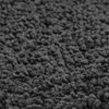vidaXL Ensemble de tapis de bain antid&eacute;rapants 3 pcs Gris fonc&eacute; PP