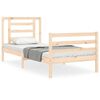vidaXL Cadre de lit sans matelas bois massif