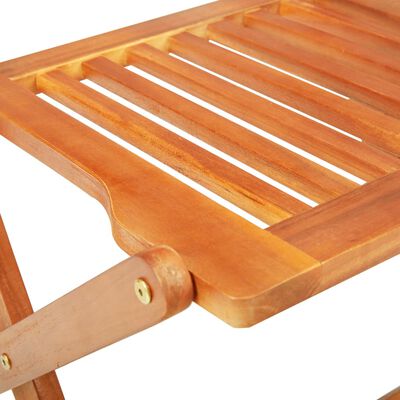 vidaXL Ensemble à manger de jardin pliable 9 pcs bois d'acacia solide