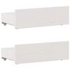 vidaXL Cadre de lit sans matelas avec t&ecirc;te de lit 90x190 cm pin massif