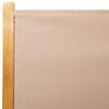 vidaXL Ensemble &agrave; manger de jardin 7 pcs taupe tissu et bois massif