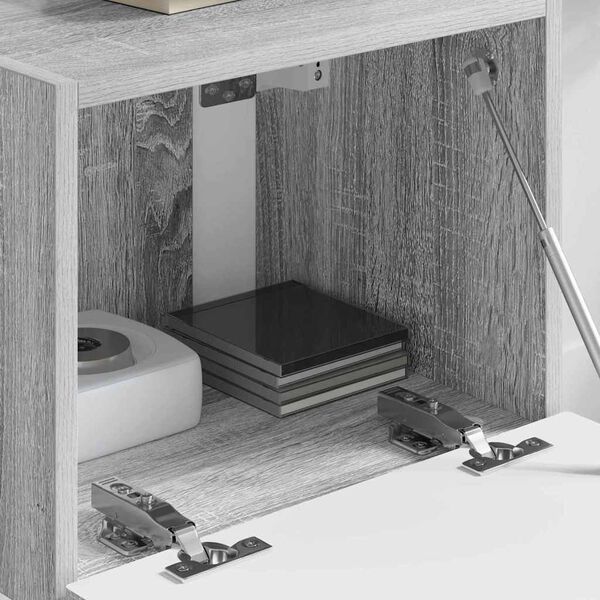 vidaXL Meuble TV mural Gris Sonoma 39 x 31 x 29,5 cm Bois d'ing&eacute;nierie