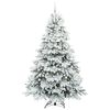 vidaXL Sapin de No&euml;l artificiel avec 300 LED Vert 240 cm PE et PVC