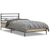 vidaXL Cadre de lit sans matelas ch&ecirc;ne sonoma 90x200 cm