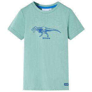 vidaXL T-shirt pour enfants kaki clair 116