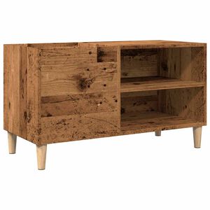 vidaXL Armoire &agrave; disques vieux bois 84,5x38x48 cm bois d'ing&eacute;nierie
