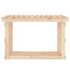 vidaXL Support pour bois de chauffage 108x64,5x77 cm Bois de pin