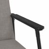 vidaXL fauteuil Taupe 59 x 75 x 78 cm tissu