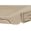 vidaXL Si&egrave;ge de toilette &agrave; fermeture en douceur Beige Ovale
